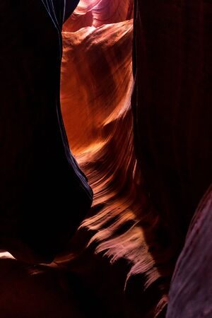 Upper Antelope Canyon, 'the place where water runs through rocksの写真素材