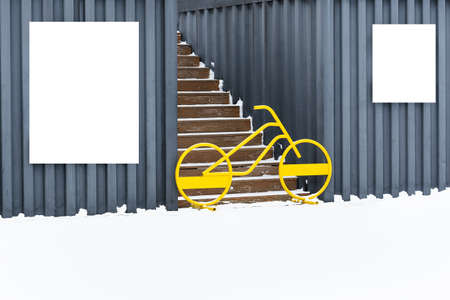 A bicycle is a transport for all seasons.の写真素材