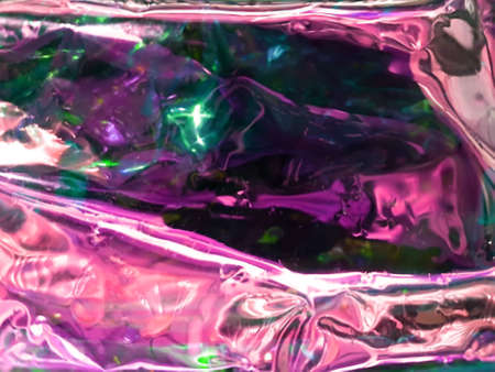 Abstract background with glossy glowing texture in turquoise pink and purple tones. Concept background, textureの写真素材