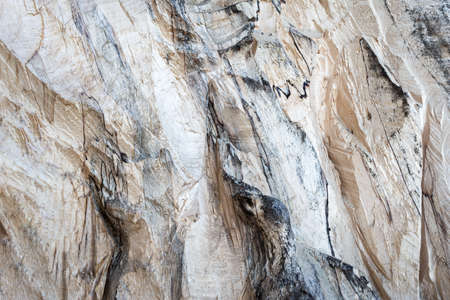 Wood texture with uneven beige relief. Concept background, texture.の写真素材