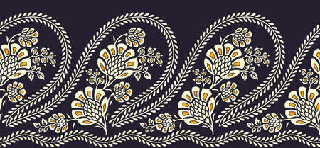 seamless traditional Indian Borderの写真素材