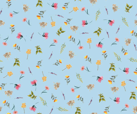 seamless floral flower patternの写真素材