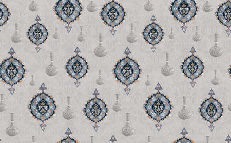 seamless abstract motif design background