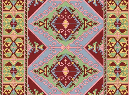 traditional geometric abstract pattern background