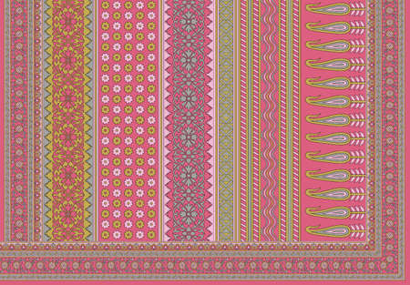 abstract geometrical traditional design pattern background