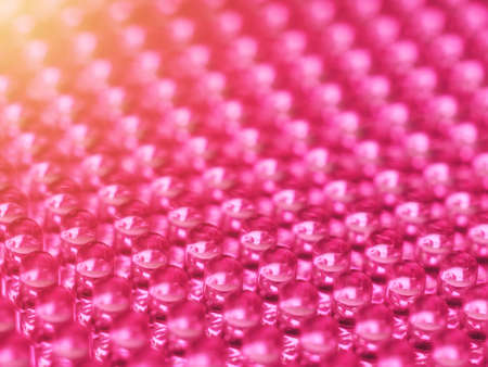 Close up on a grid of an LED arrayの写真素材