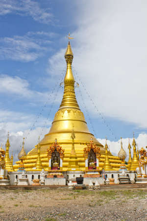 A Mon Architecture in Chiang Mai, Thailandの写真素材