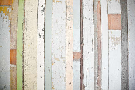 Recycled wood wallの写真素材