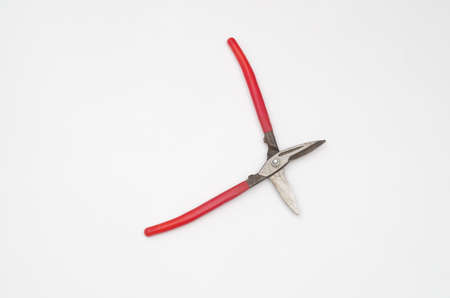 metal shears isolated viewの写真素材
