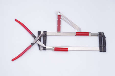 set of tools,  isolated view with white background