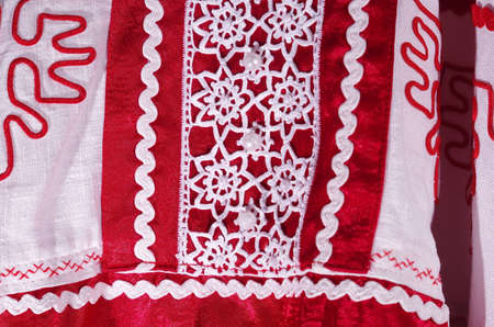 Elements of Russian design women's clothing