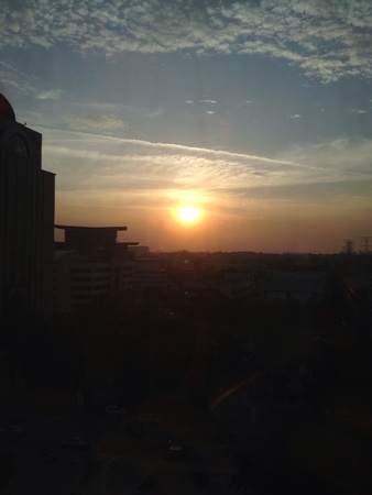 Sunset vieweye of the skyの素材