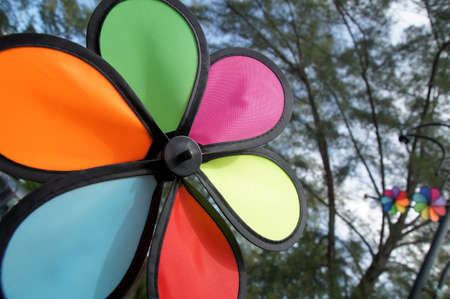 Colourful Windmillの写真素材