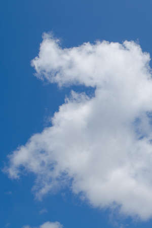 blue sky have cloud in winter season ,thai land ,have feeling happy
