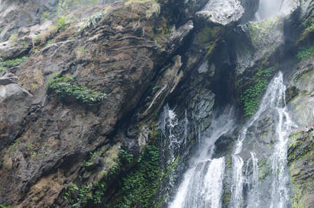 Klong lan Waterfall is big waterfall in thailand ,province Kampang phedの写真素材