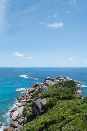 Similan Island is a beautiful place in national Park and a famous of tourium in Adaman Sea of Thailandの写真素材