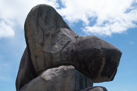 Similan Island is a beautiful place in national Park and a famous of tourium in Adaman Sea of Thailandの写真素材