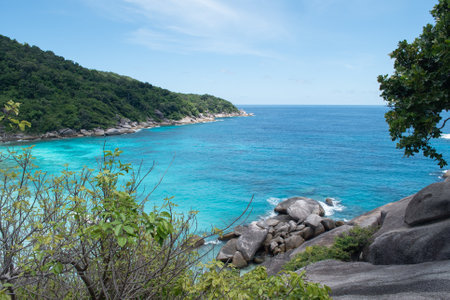 Similan Island is a beautiful place in national Park and a famous of tourium in Adaman Sea of Thailandの写真素材