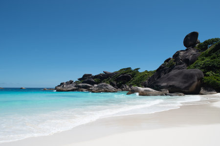 Similan Island is a beautiful place in national Park and a famous of tourium in Adaman Sea of Thailandの写真素材