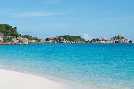 Similan Island is a beautiful place in national Park and a famous of tourium in Adaman Sea of Thailandの写真素材
