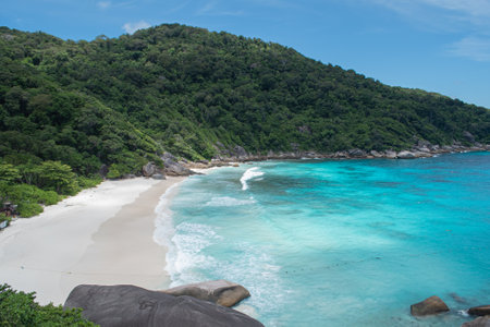 Similan Island is a beautiful place in national Park and a famous of tourium in Adaman Sea of Thailandの写真素材