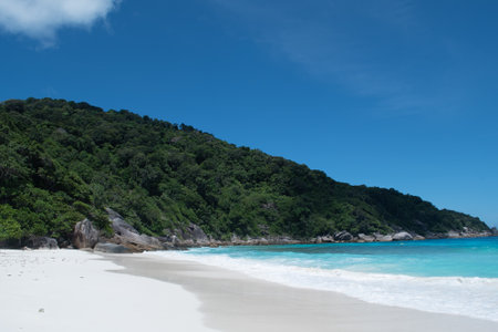 Similan Island is a beautiful place in national Park and a famous of tourium in Adaman Sea of Thailandの写真素材