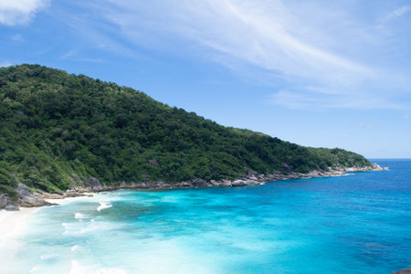 Similan Island is a beautiful place in national Park and a famous of tourium in Adaman Sea of Thailandの写真素材