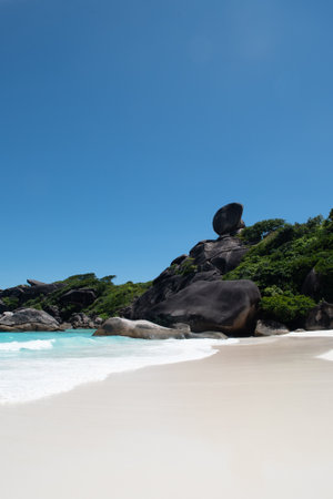 Similan Island is a beautiful place in national Park and a famous of tourium in Adaman Sea of Thailandの写真素材