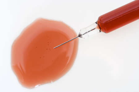 Blob of bloodの写真素材