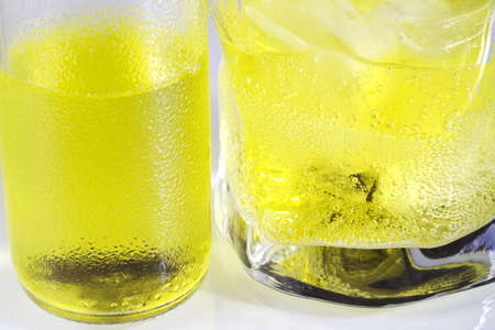 Yellow drinkの写真素材