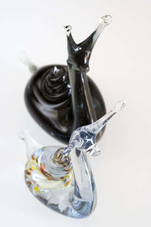 Glass snailsの写真素材