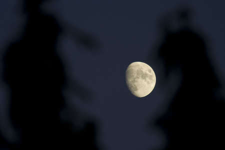 The moonの写真素材