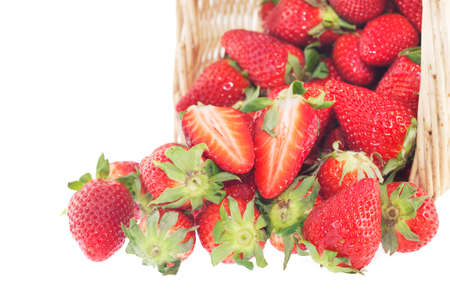 Strawberry basketの写真素材