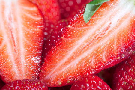 Strawberry backgroundの写真素材