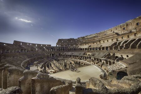 wide angle view of The Colosseum