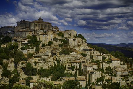 Stone village of Gordesの写真素材