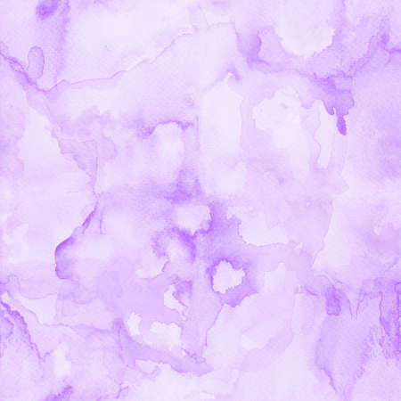Watercolor seamless pattern, hand painted violet abstract color background.の写真素材