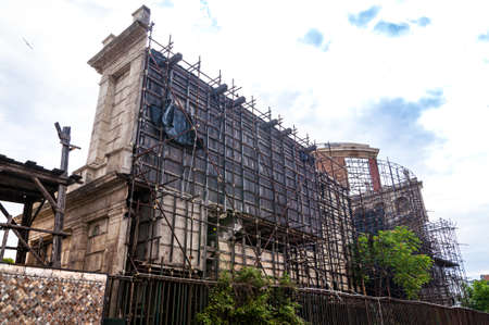 Cinecitta's HBO series rome filming setの写真素材