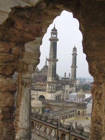 Mosque seen from fortの写真素材