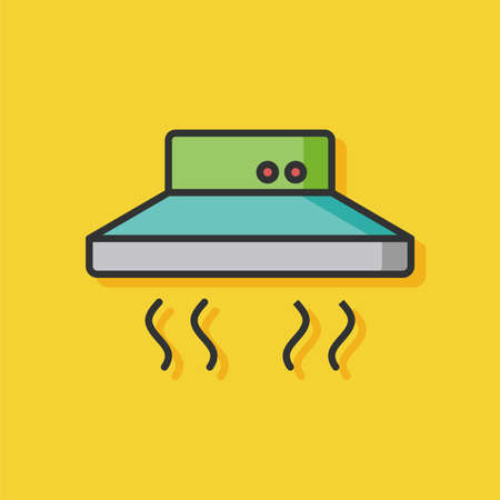 Range hoods iconのイラスト素材
