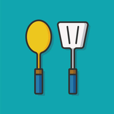 Spatula iconのイラスト素材