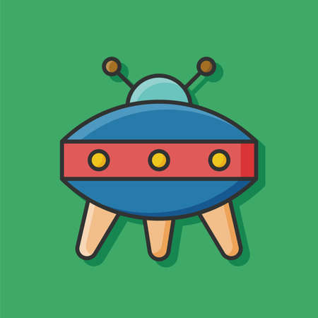 Space machine robot iconのイラスト素材