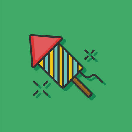 birthday cracker iconのイラスト素材