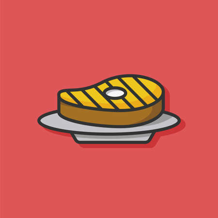 fish iconのイラスト素材