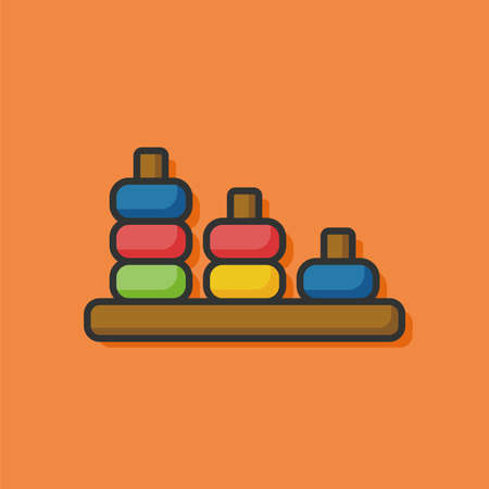 educational toy iconのイラスト素材