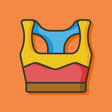 Sports vest iconのイラスト素材