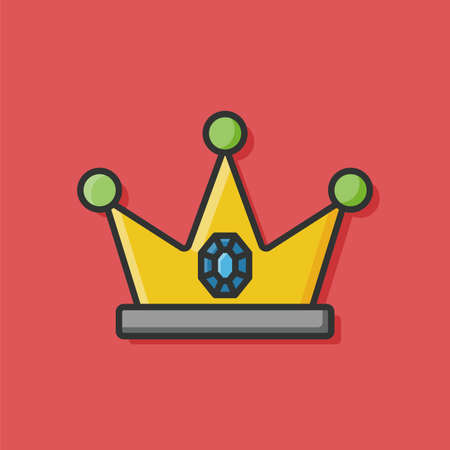 crown iconのイラスト素材