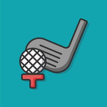 golf iconのイラスト素材
