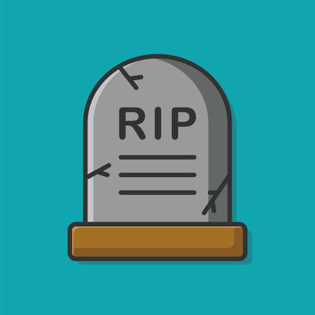 Grave iconのイラスト素材