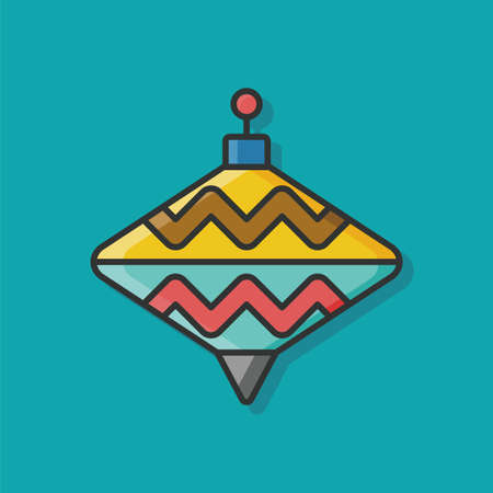 baby toy gyro iconのイラスト素材